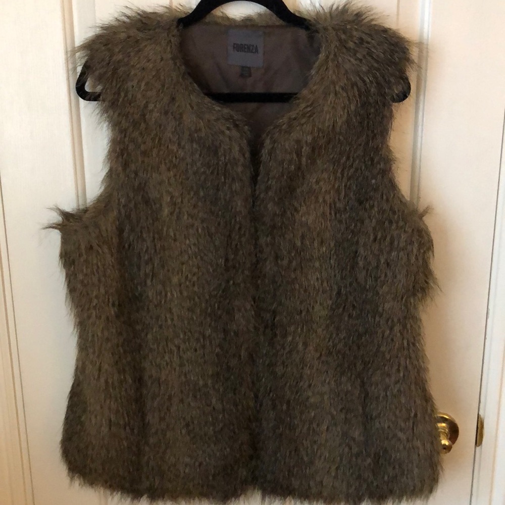 The Limited faux fur vest (Forenza collection)